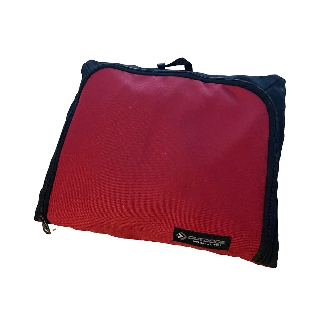 Outdoor Products Large Duffle‎ red includes storage pouch/toiletry bag